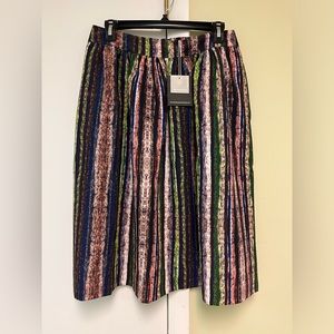 Multicolor aline skirt